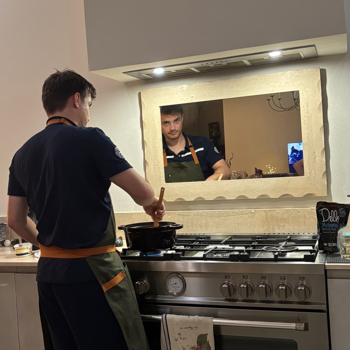 Hadrien cooking