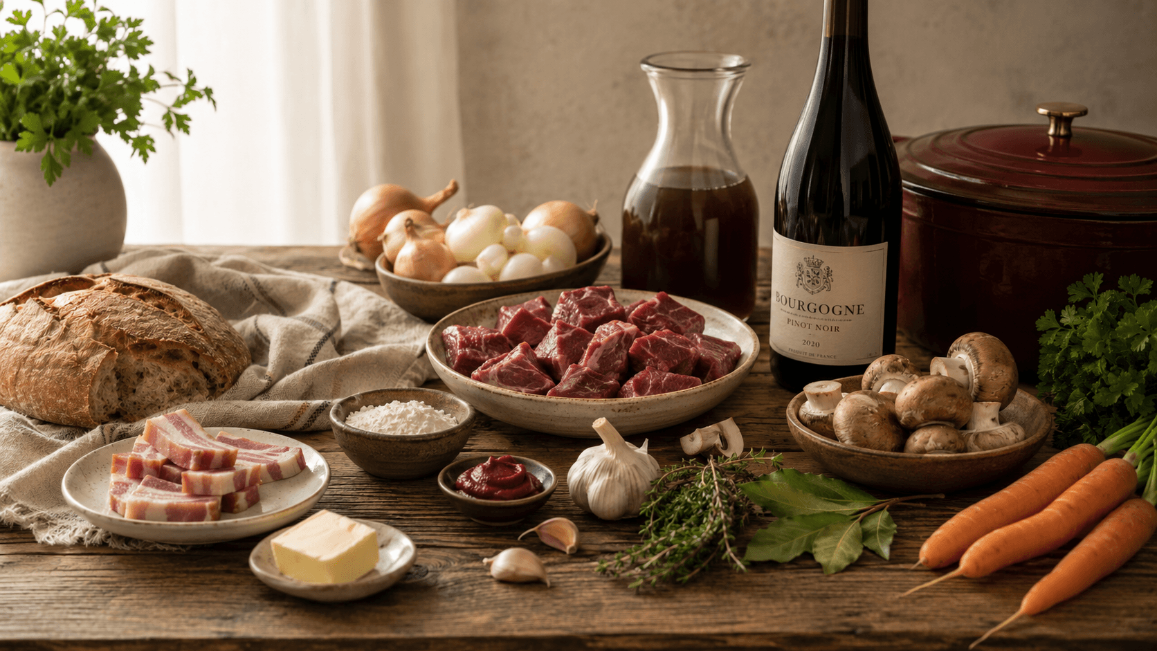 Beautiful food spread